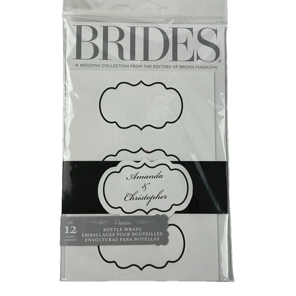Brides White Bottle Wraps 3 packages of 12 - Picture 1 of 5